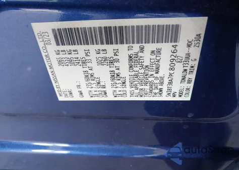 2023 Nissan Rogue Sv Fwd из США, поврежденный, VIN 5N1BT3BA7PC809264